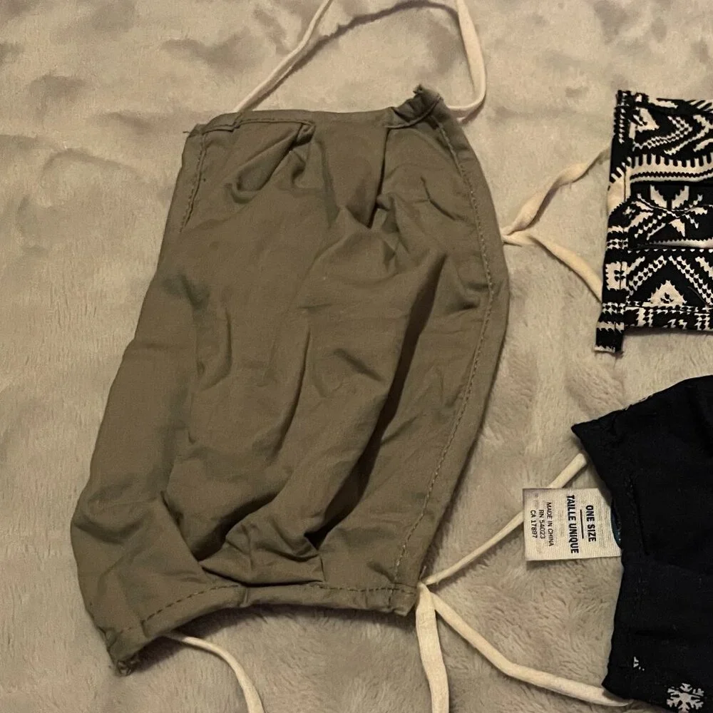 Set of 3 Triple Layer Adult Face Masks from Old Navy